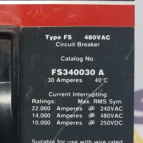 Cutler-Hammer FS340030A Used