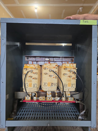 112.5 kVA Square D 112T3H Transformer Pri 480V Sec 208/120V 3PH Indoor