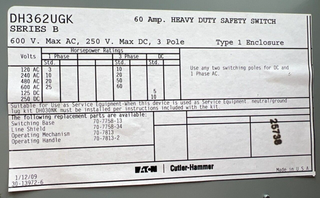 Eaton DH362UGK