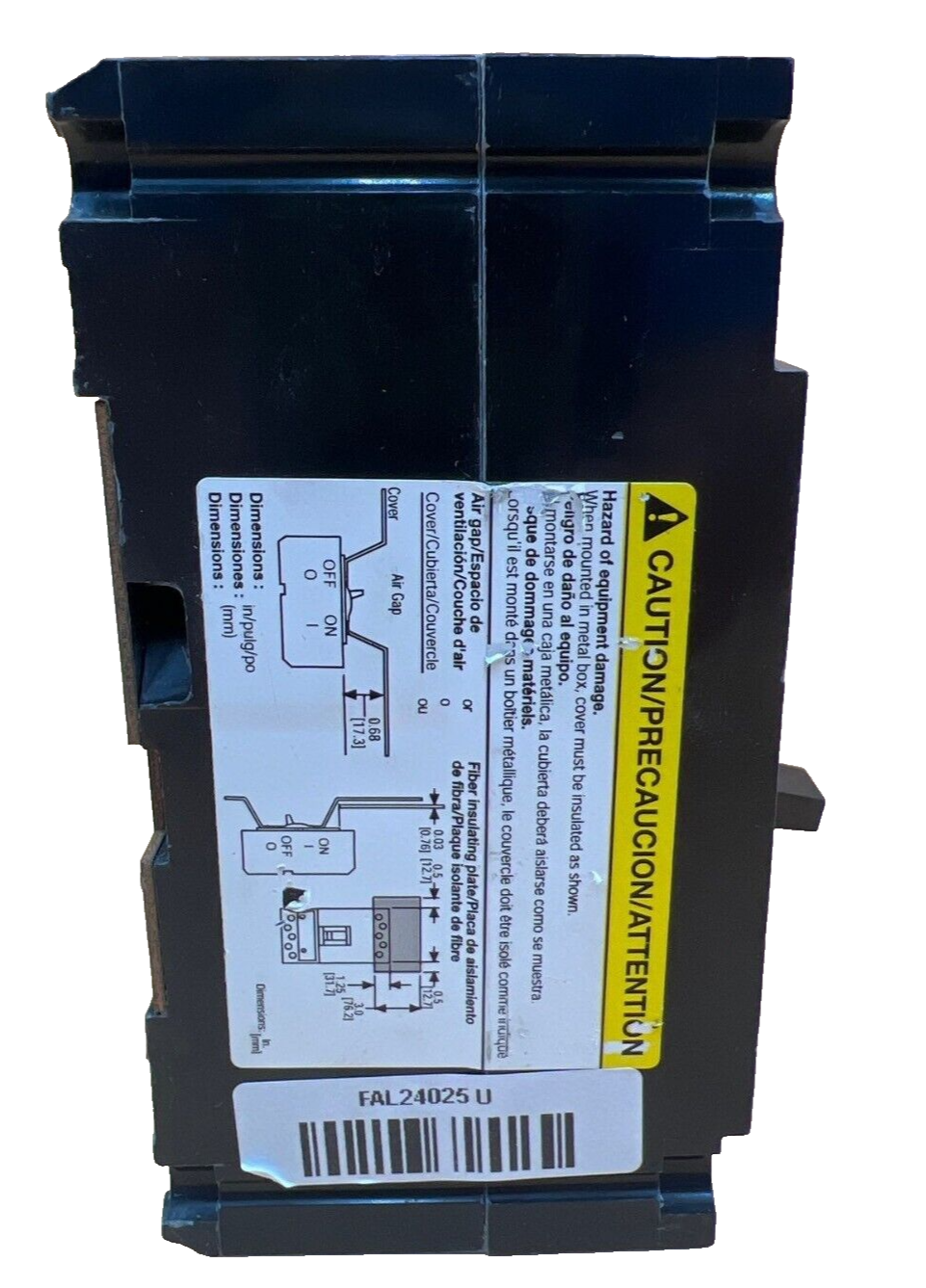 Square D FAL24025 Used