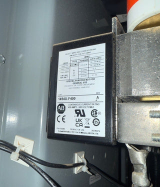 Allen Bradley 2100 Size 6 400A MCC Bucket Fusible Disconnect 1494U-D400 Used