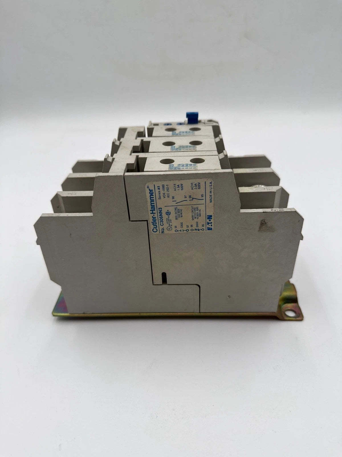 Eaton C306NN3 Overload Relay 144A 600V 3PH Ser A1 NEMA 4 1NO/1NC Heaters H2023 Used