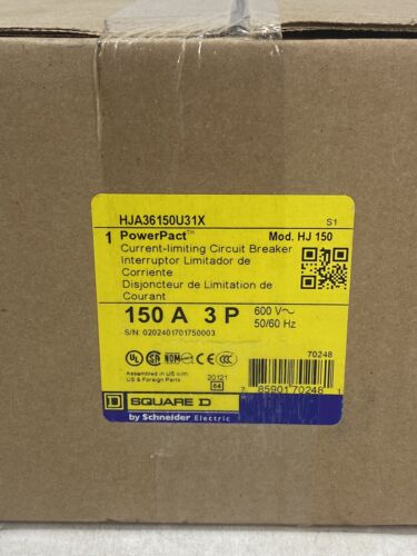 Square D HJA36150U31X New