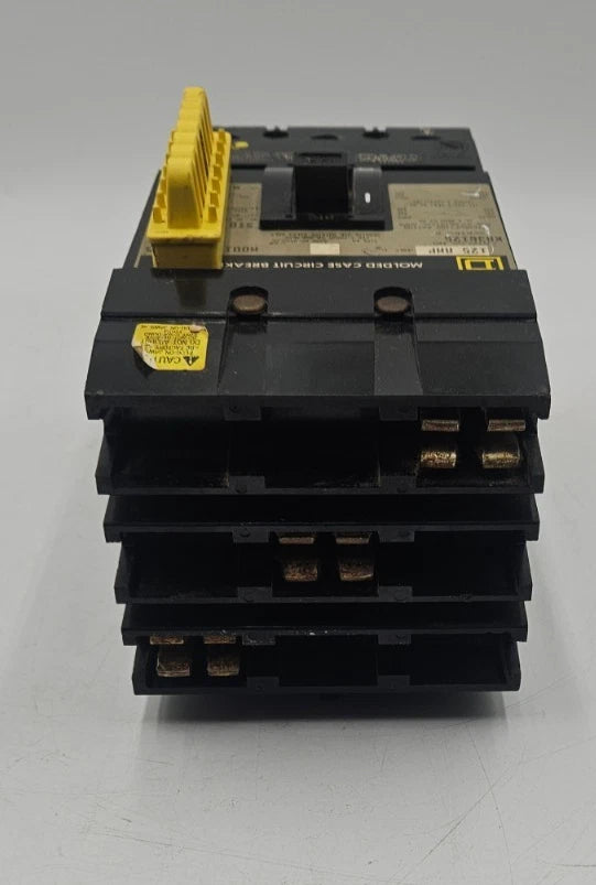 Square D KA36125 I-Line Circuit Breaker 125A 3P 600V 3PH KA 125 Amp 3 Pole USED Used
