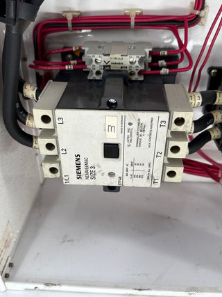 Siemens Model 95 24" Combo MCC Bucket Size 3 Starter ED63A050 50 Amp Used