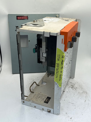 Siemens Model 95+ 18" 225A Feeder MCC Bucket HFD63B225 Breaker 225 Amp Used