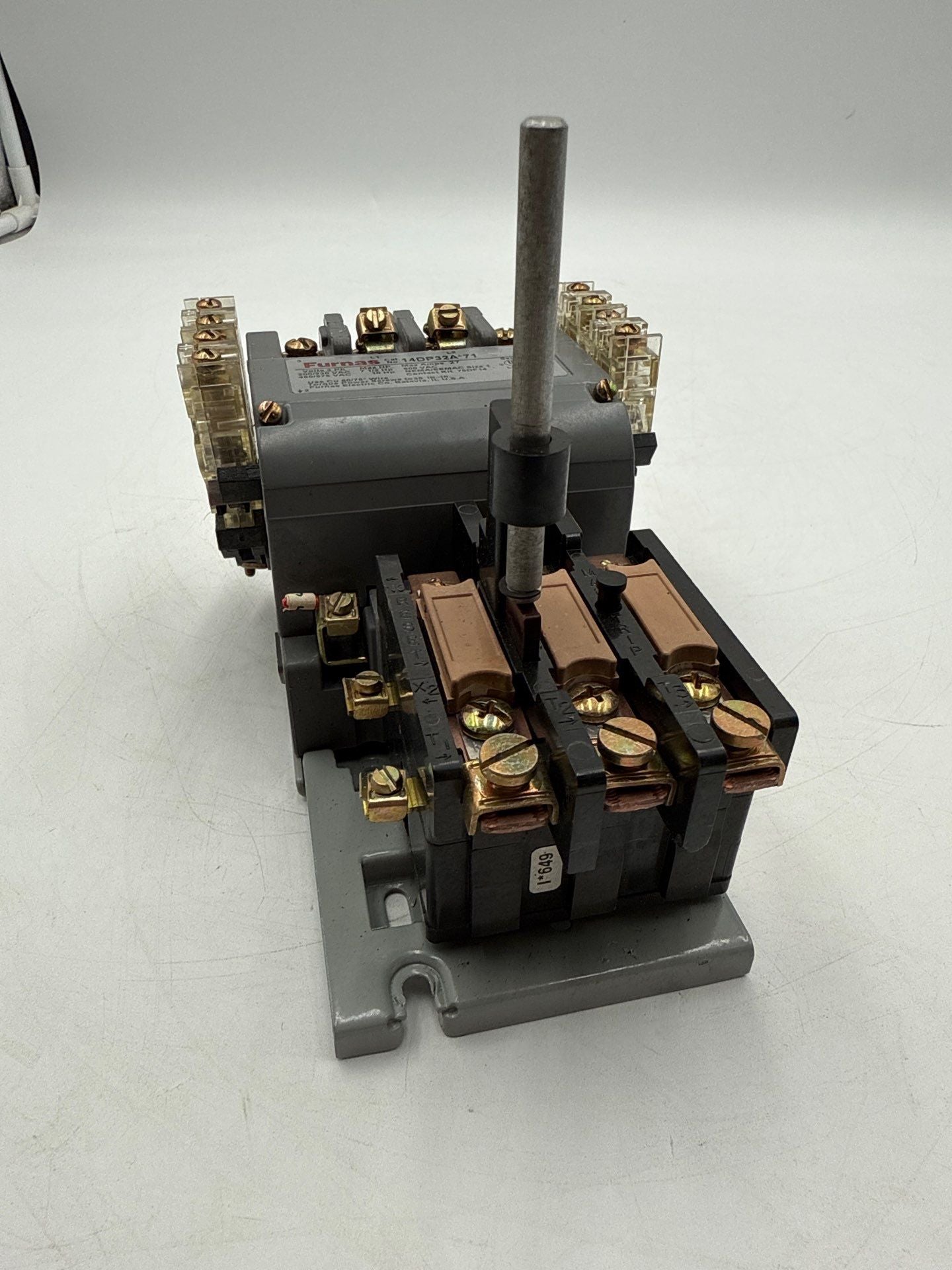 Furnas 14DP32AF71 Magnetic Starter 27A 3P 600V Size 1 Coil 110-120V Heater K52 Used