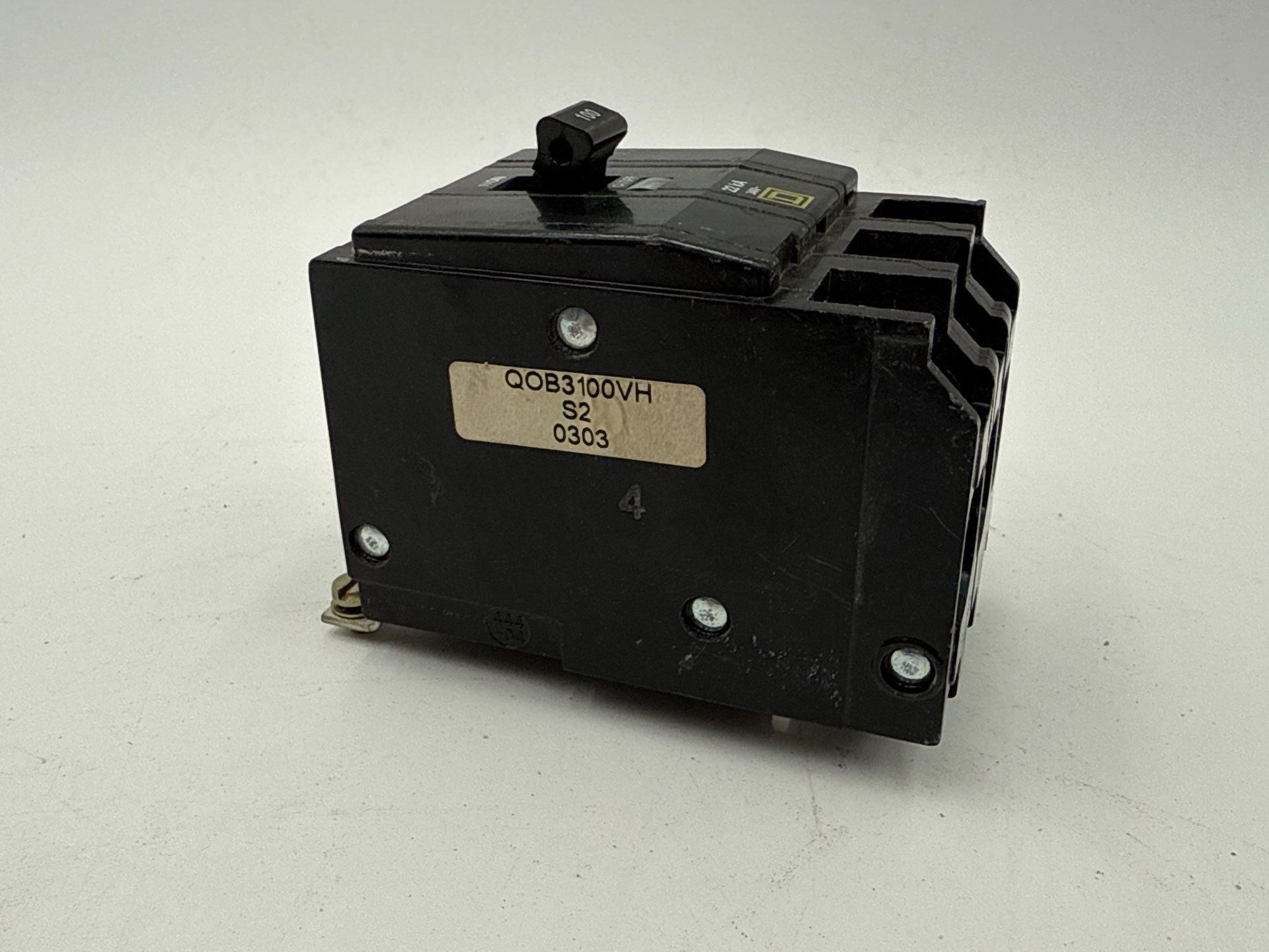 Square D QOB3100VH Bolt On Circuit Breaker 100A 3P 240V QOB 100 Amp 22kA Used