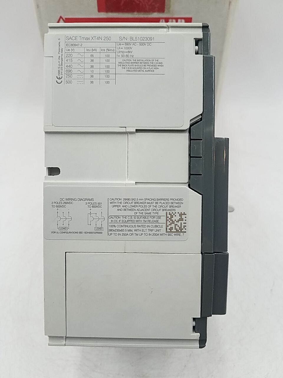 ABB XT4NQ4250BFF000XXX New