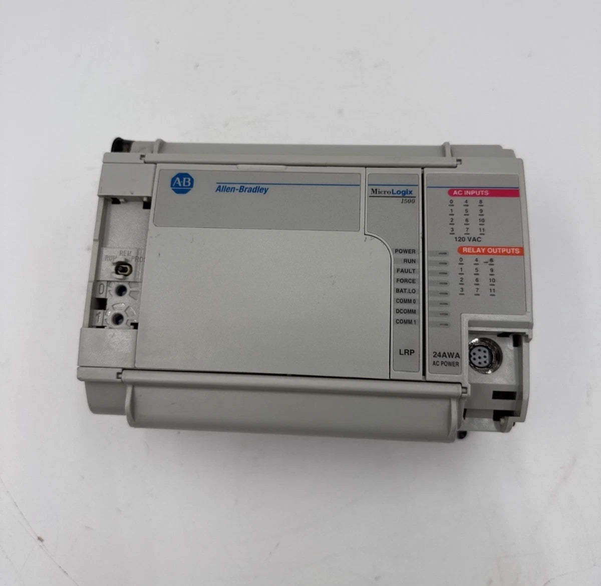 Allen-Bradley MicroLogix 1500 1764-24AWA Controller Base Unit 12 AC INPUT 12 Out New