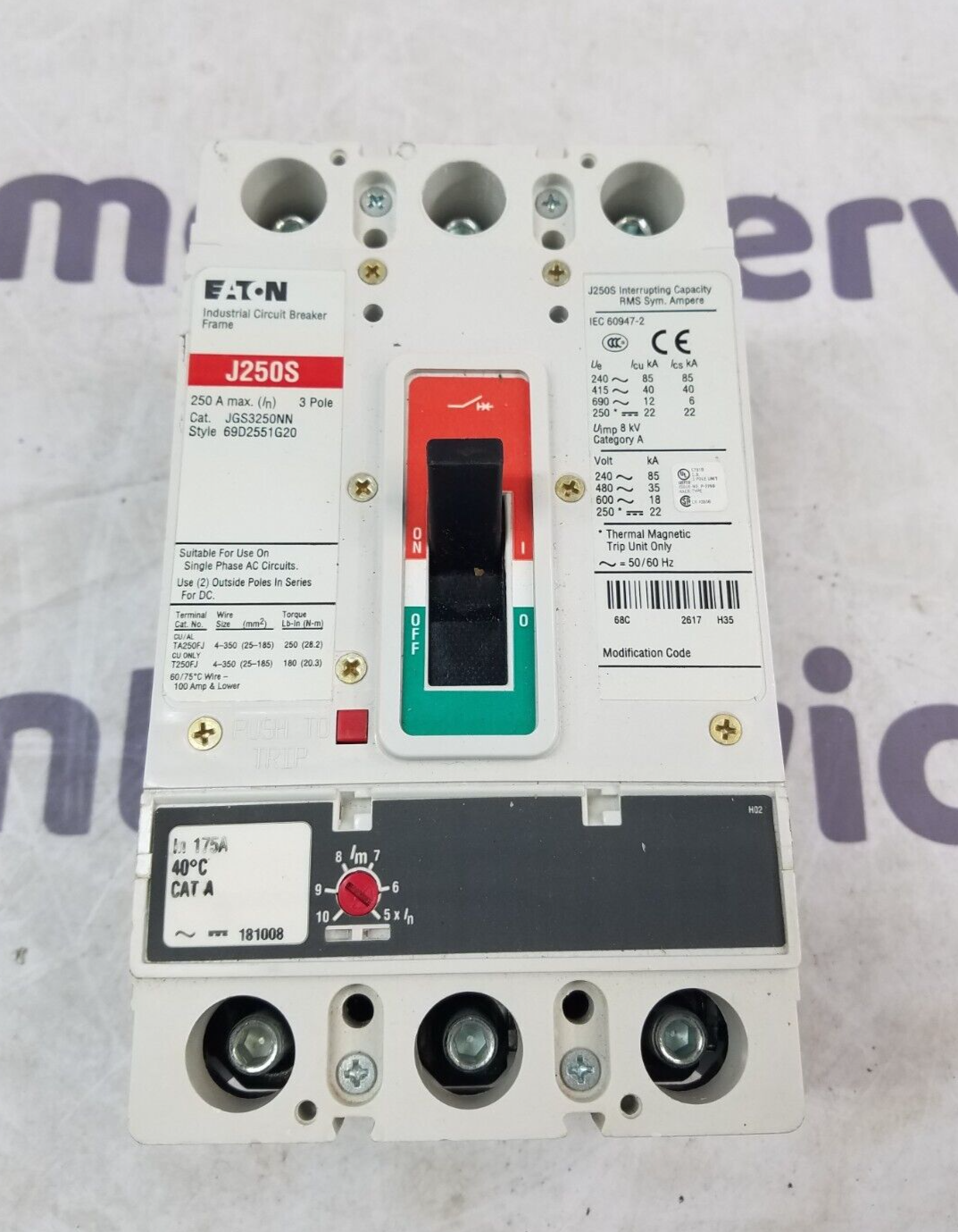 Eaton JGS3250NN Used