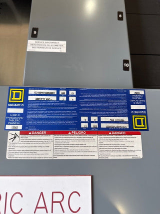 Square D I-Line Panelboard 800A 480/277V 3PH 4W 30 Circuit MLO Indoor Encl P661 Used