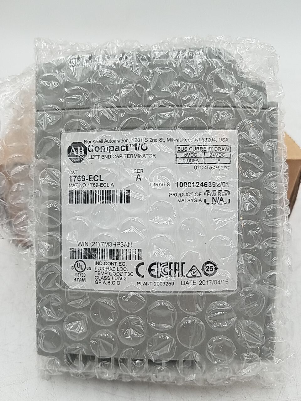 Allen-Bradley 1769-ECL New