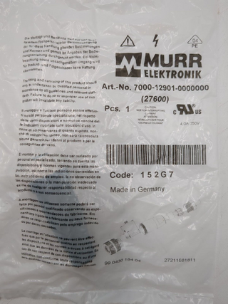 MURR ELEKTRONIK 7000-12901-0000000 New