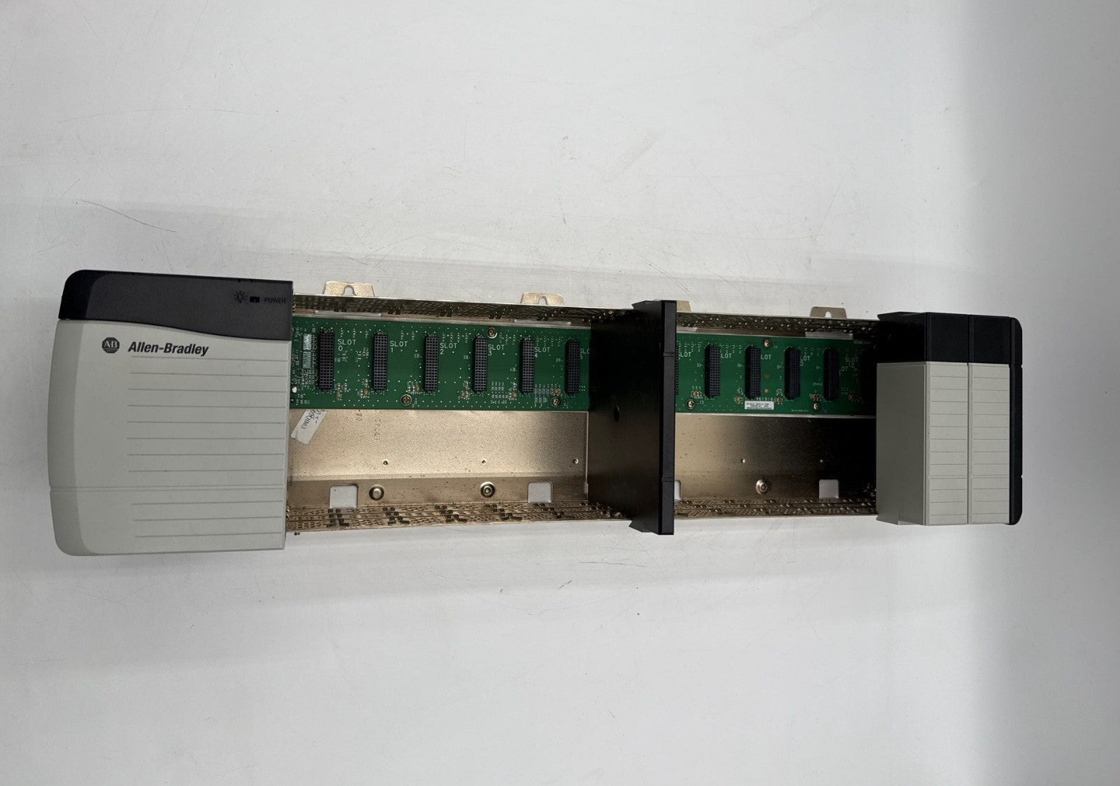 AB 1756-PA72 Ser C ControlLogix Power Supply with 1756-A13/B 13 Slot Chassis Used