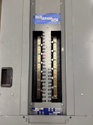 Square D NQOD442L225CU Panelboard 225A 240V 3PH 4W 42 Cir 3R Outdoor Encl MCB P635 Used