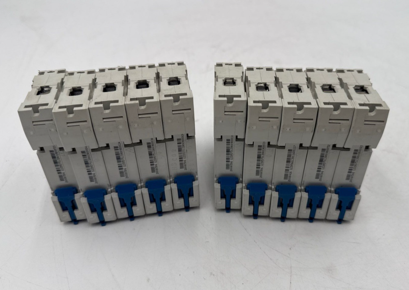 10PC CHINT NB1-63 C10-1P Circuit Breaker 10A 1 Pole 230/480V DIN Rail 10 Amp Used