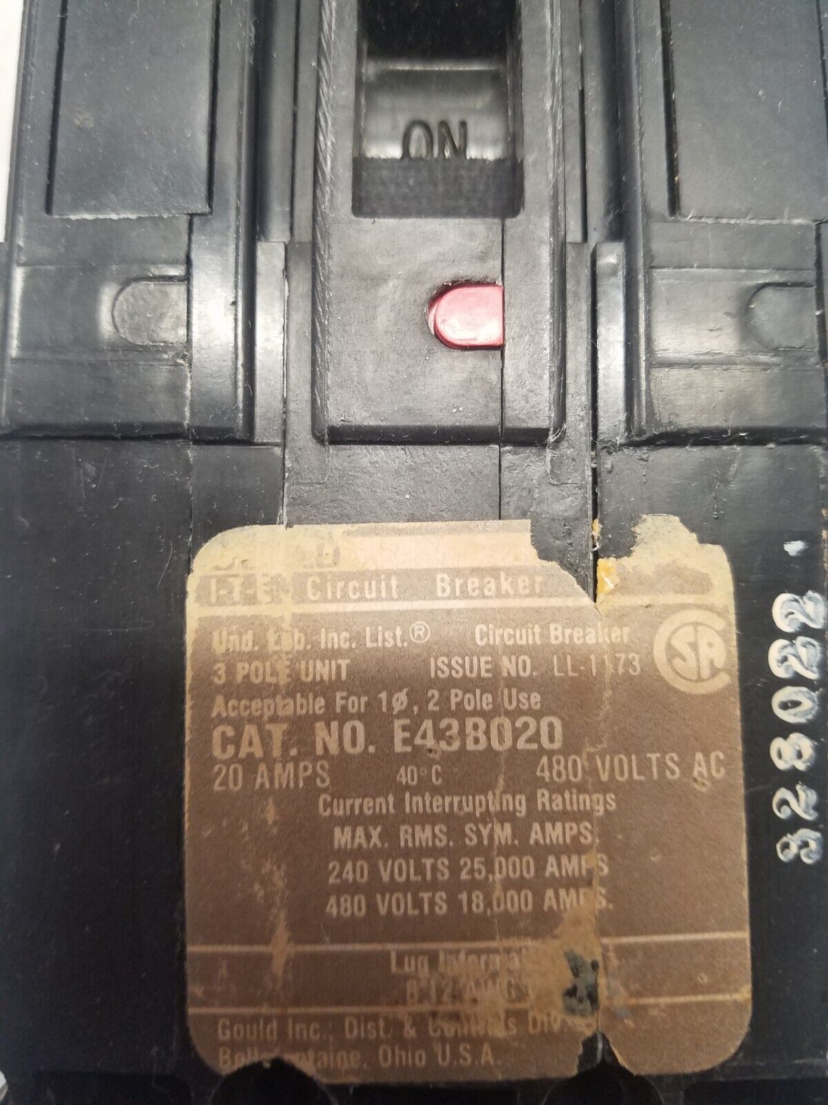 Siemens E43B020 Used