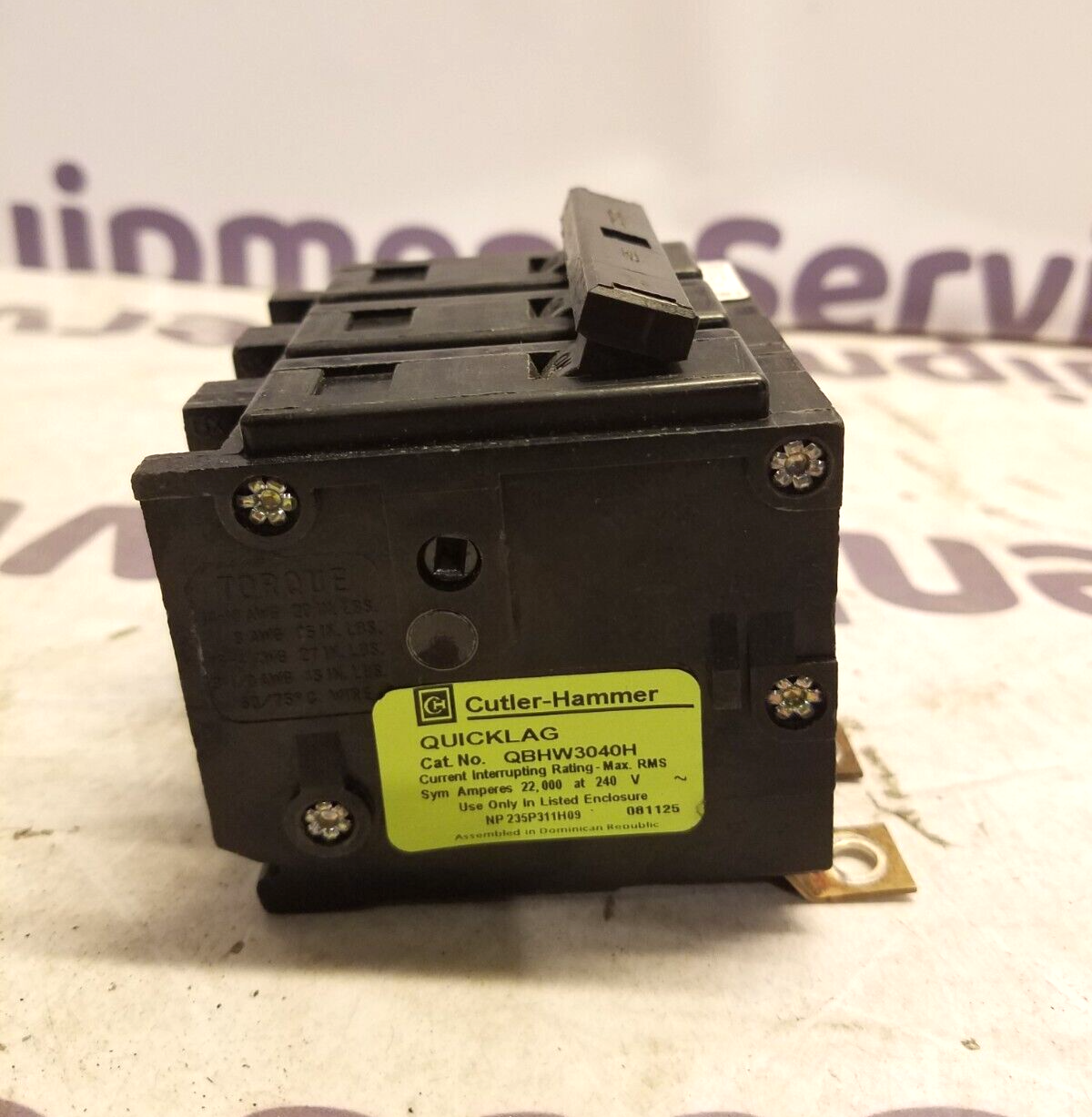 Cutler-Hammer QBHW3040H New