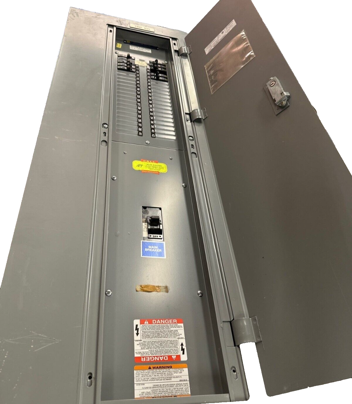 Square D NQOD442M225 Panelboard 225A 208Y/120V 3PH 4W MCB Main Q2L3100 100 Amp P394 Used