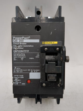 Square D QB 200 Used
