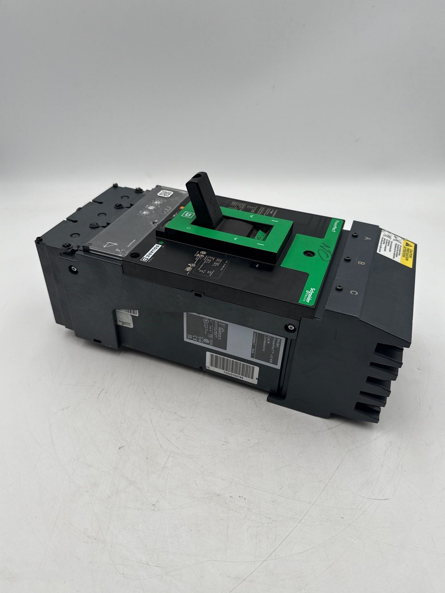 Square D LGA36400U31X I-Line Circuit Breaker 400A 3P 600V LGA 400 Amp 3 Pole Used