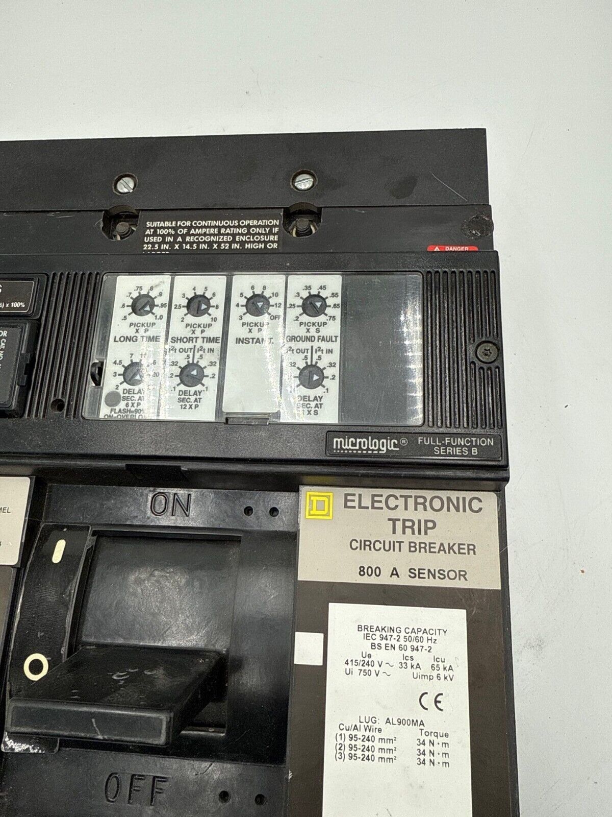 Square D MEL36800LSG Used