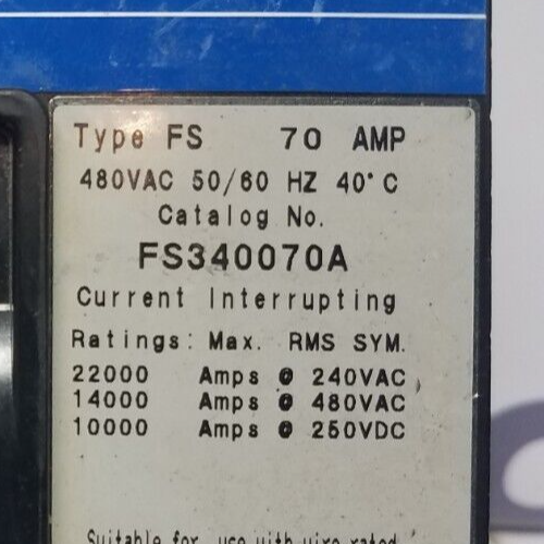 Thomas & Betts FS340070A Used