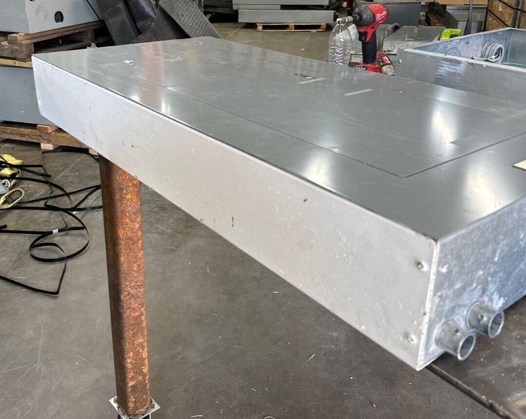 Square D NF Panelboard 250A 600Y/347V 3PH 4W Main Lug 42 Circuit MLO Indoor Encl P341 Used