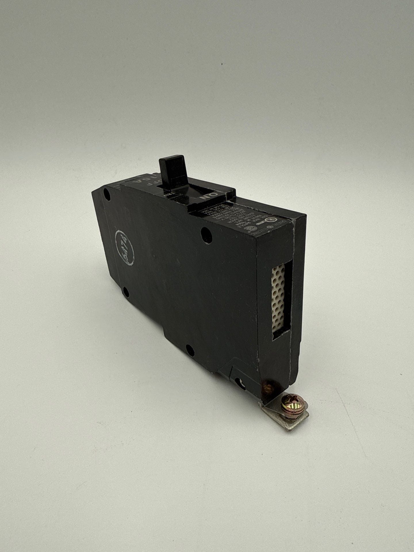 GE TEY115 Bolt On Circuit Breaker 15A 1P 277V TEY 15 Amp 1 Pole Used