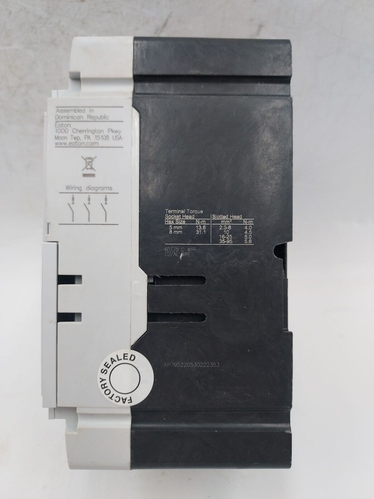Eaton PDG23G0100TFFL Used