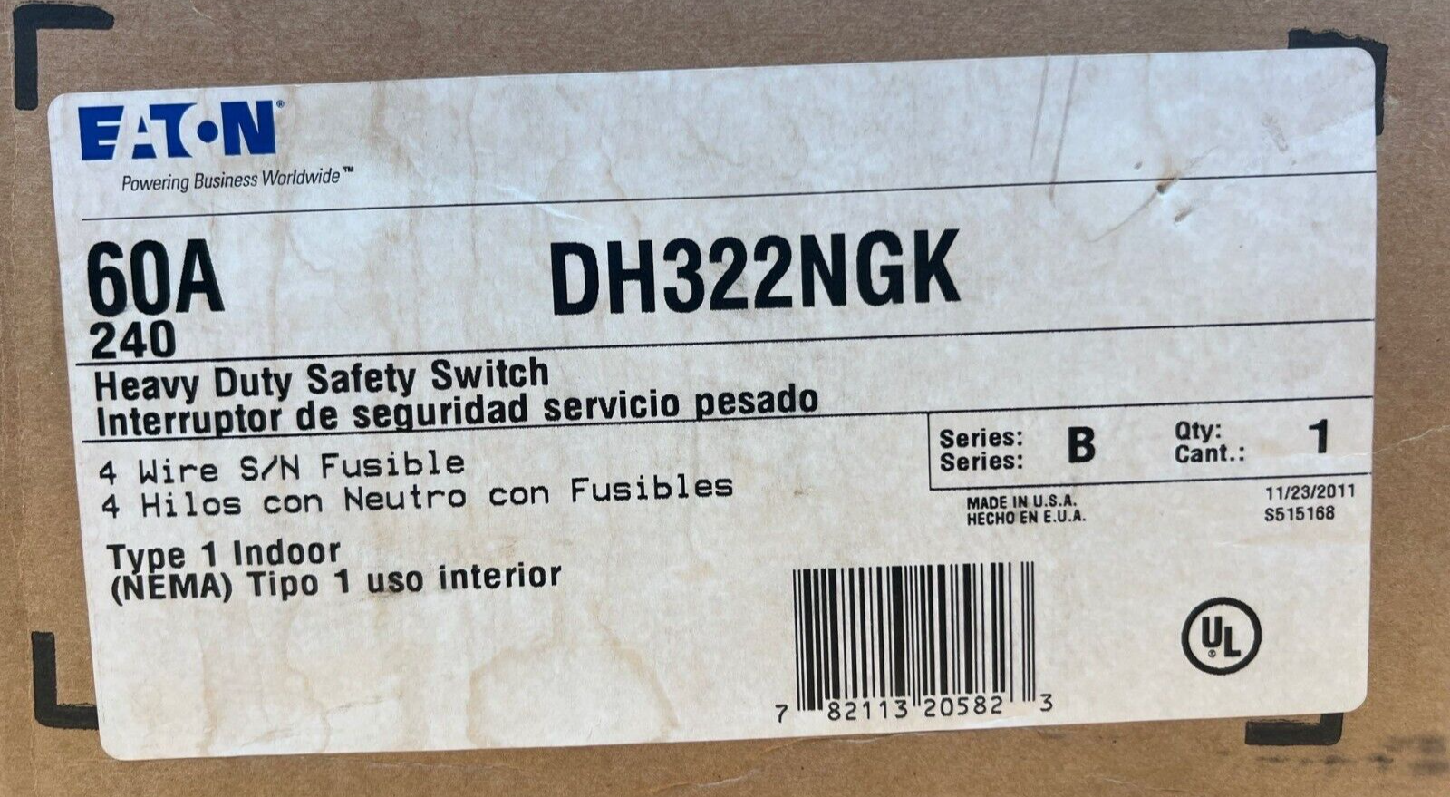 Eaton DH322NGK New