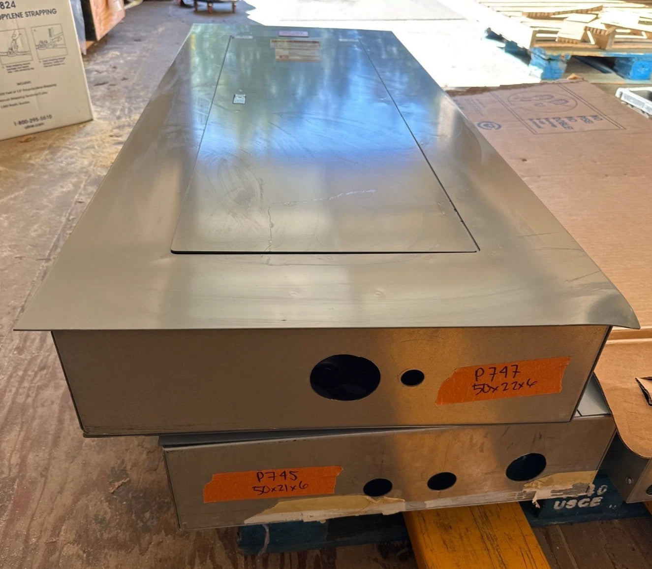 Square D NF Panelboard 125A 480/277V 3PH 4W MCB Panel 125 Amp HDP36125 42 Cir Used