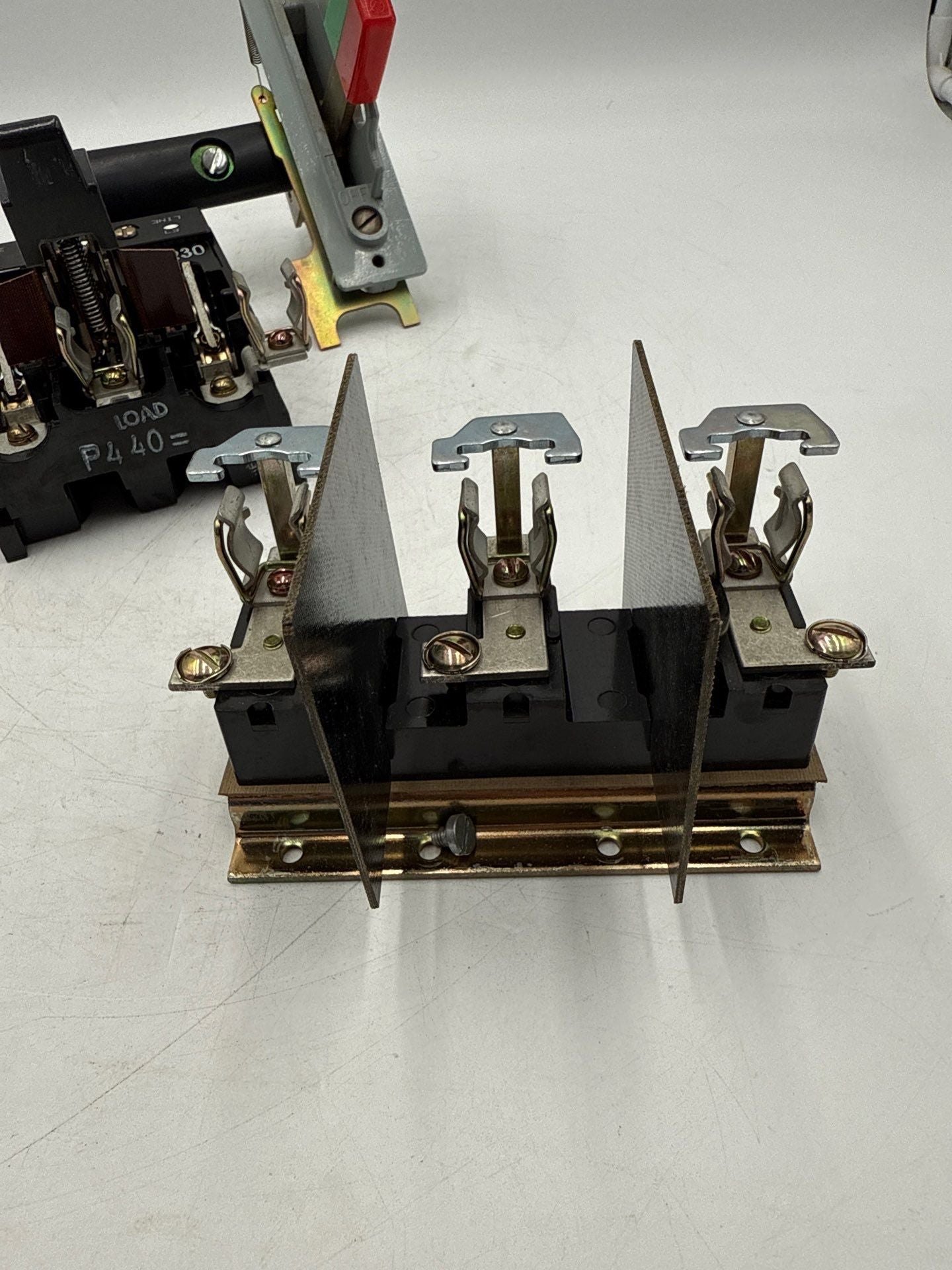 GE THMS31 Fusible QMR Disconnect Switch 30A 3P 600V With Handle Used