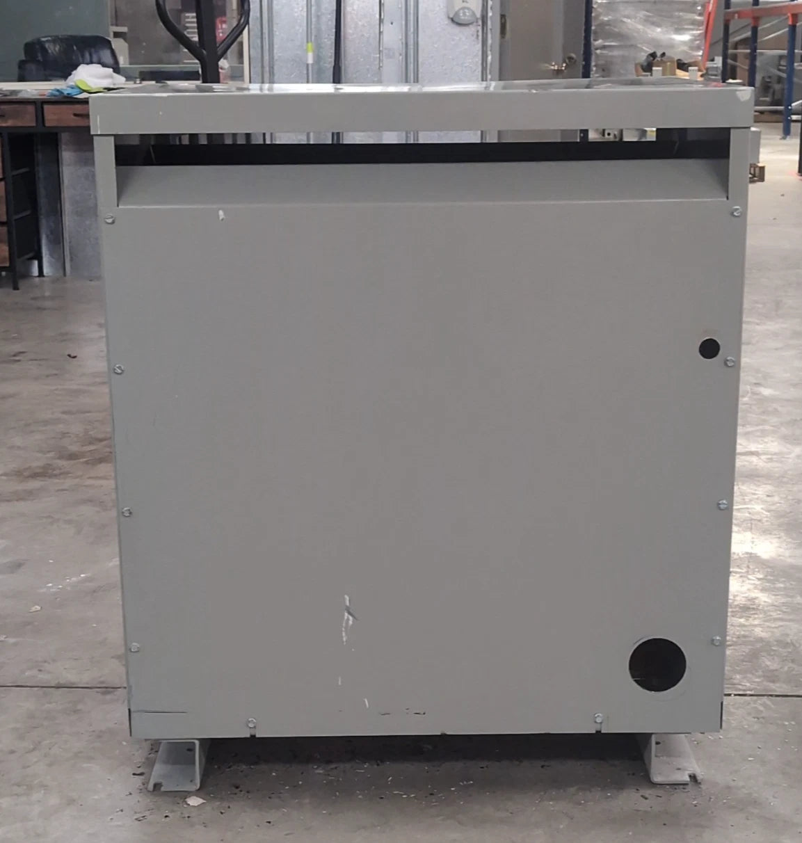 75KVA GE 9T23B3874 Transformer Pri 480V Sec 208/120V 3PH Indoor Encl Type QL Used