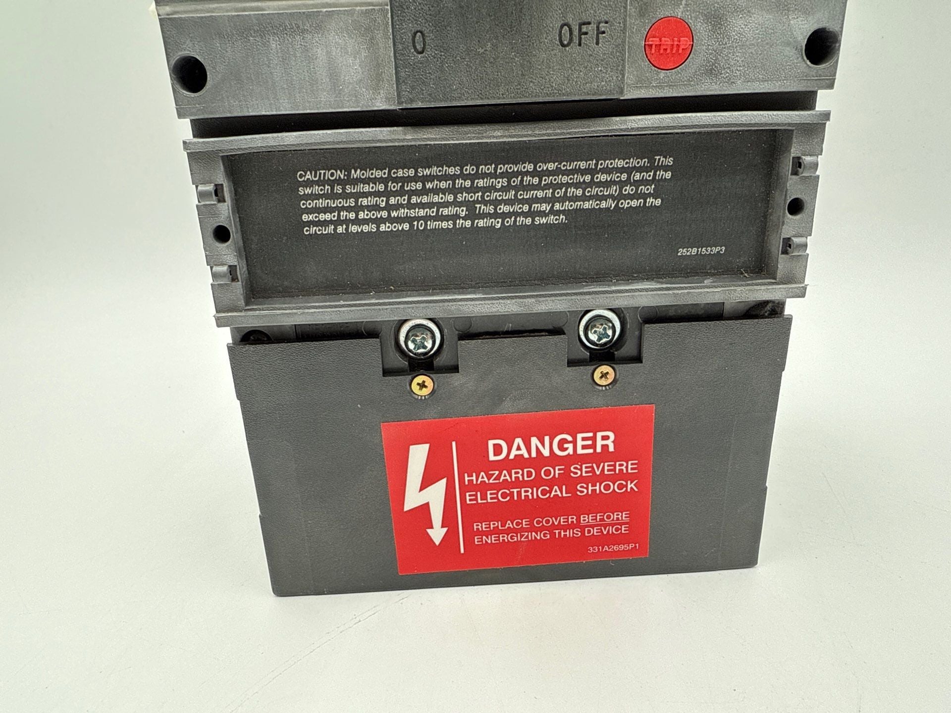 GE SGDA36AN0400 Circuit Breaker 400A 3P 600V SGDA 400 Amp 3 Pole Used