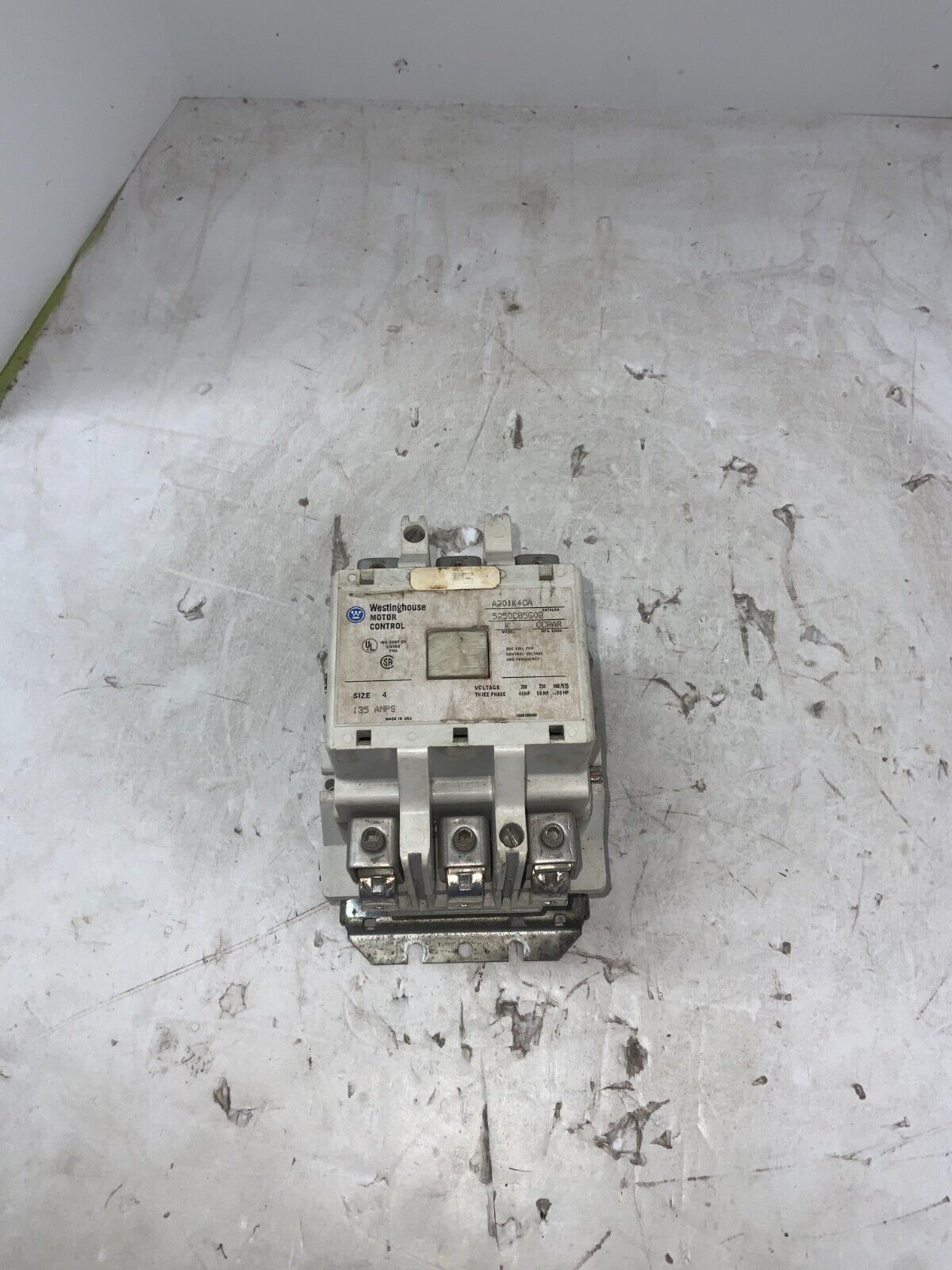 Westinghouse A201K4CA Used