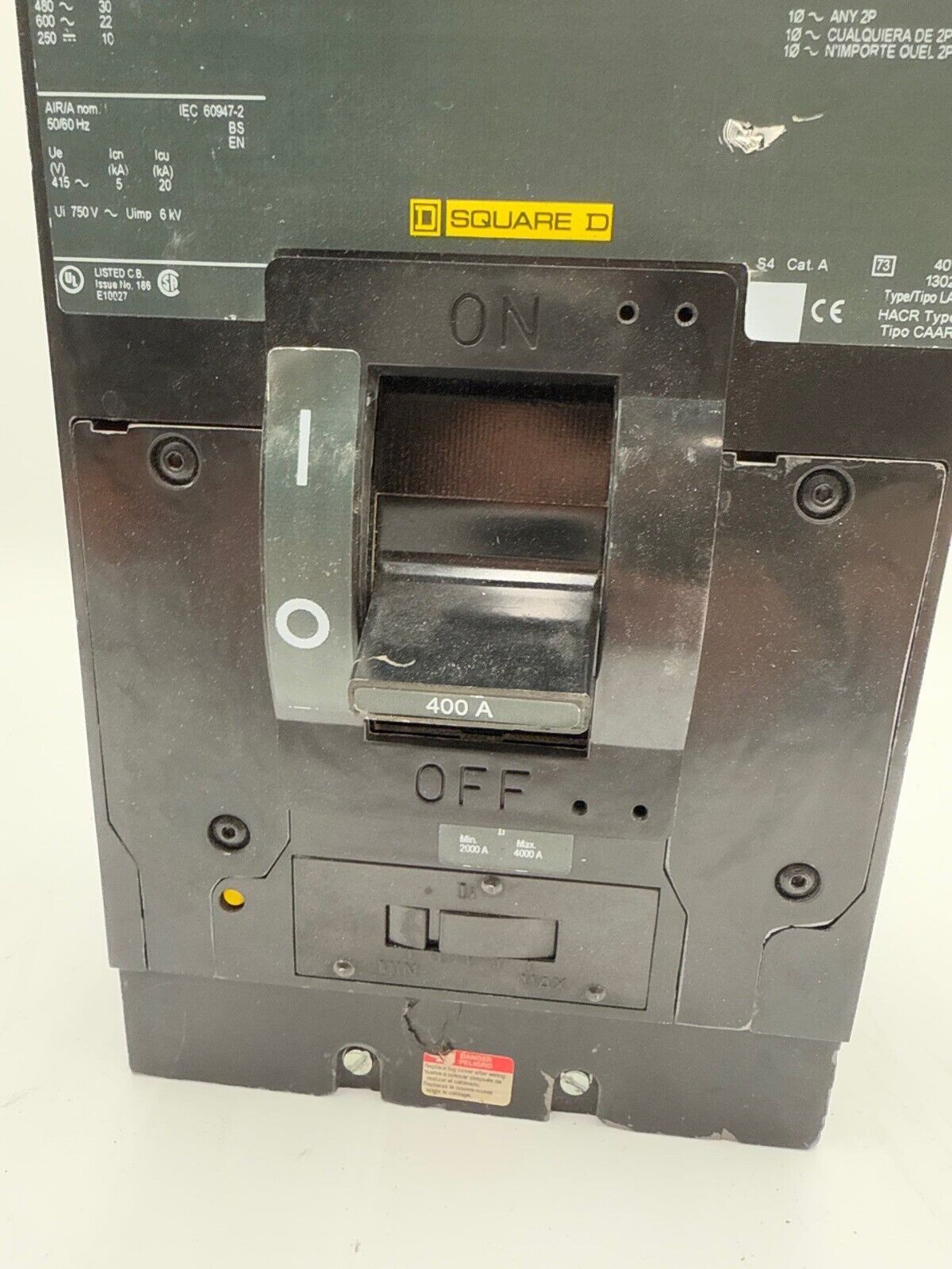 Square D LAP36400MB Used