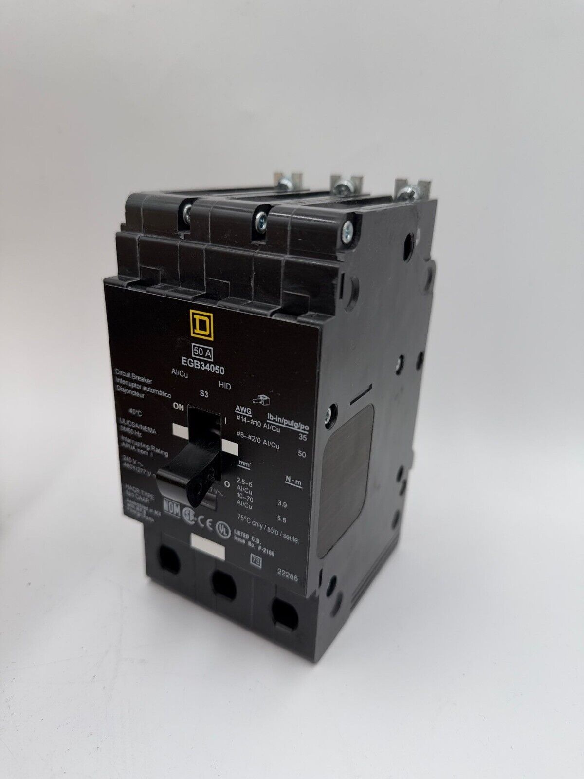 Square D EGB34050 New