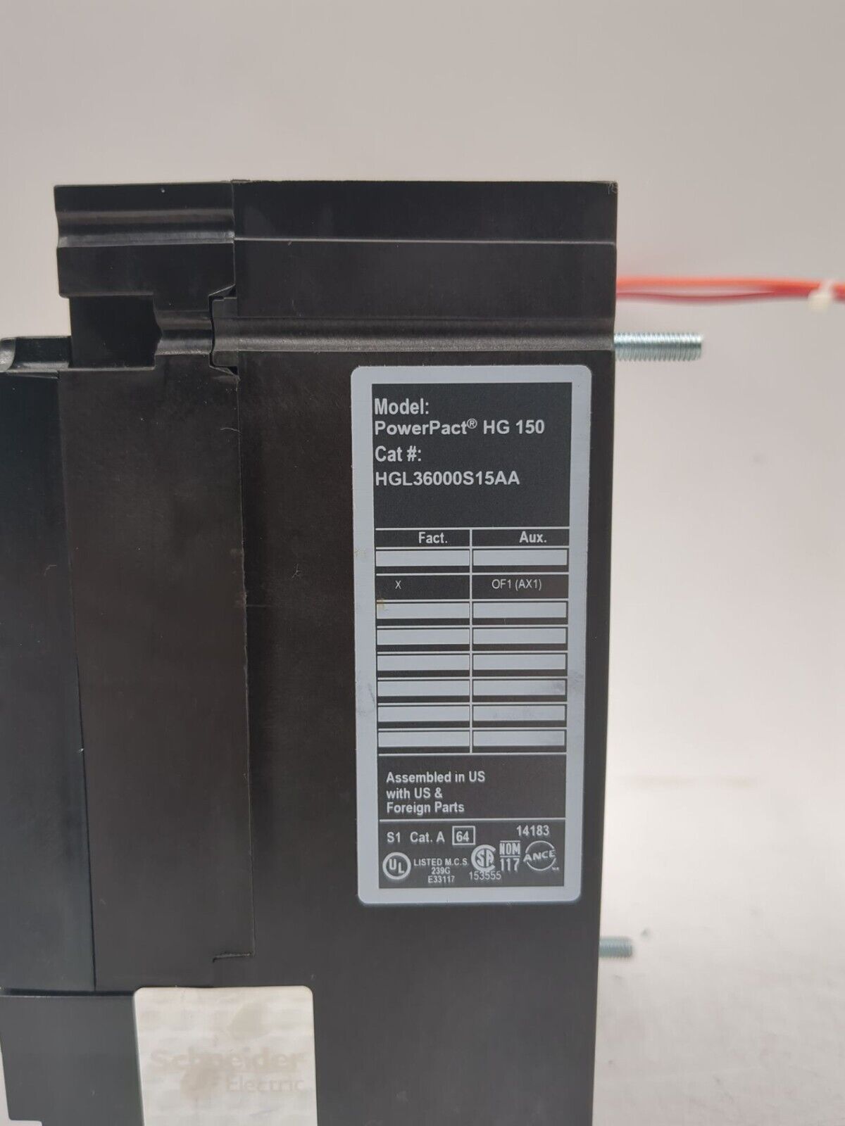 Square D HGL36000S15AA Used