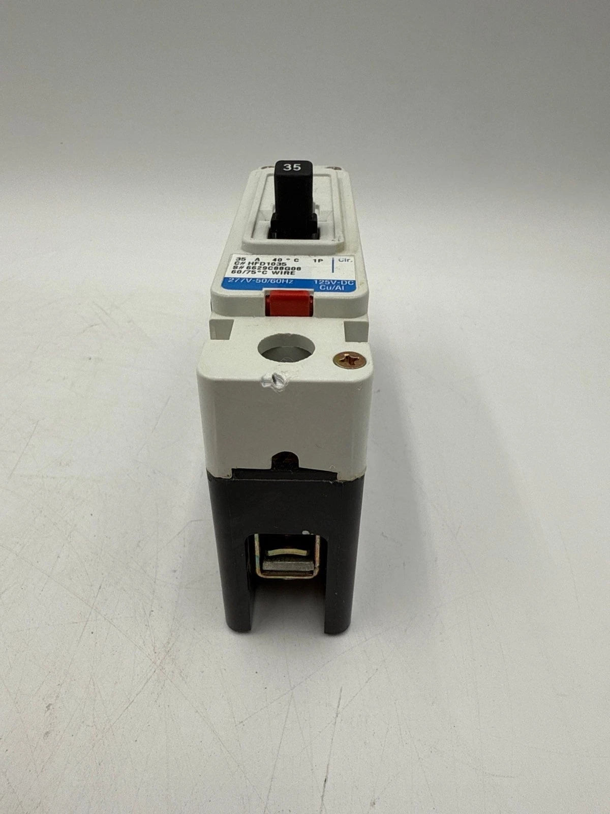 Cutler Hammer HFD1035 Circuit Breaker 35A 1P 277V HFD 65k 35 Amp 1 Pole Bolt On Used