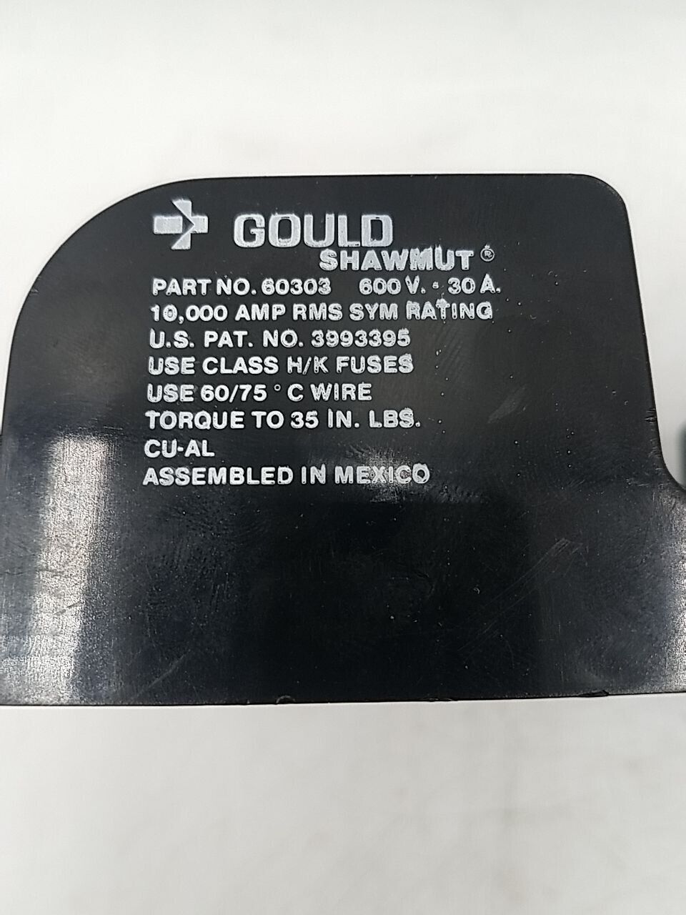 Gould Shawmut 60303 Used