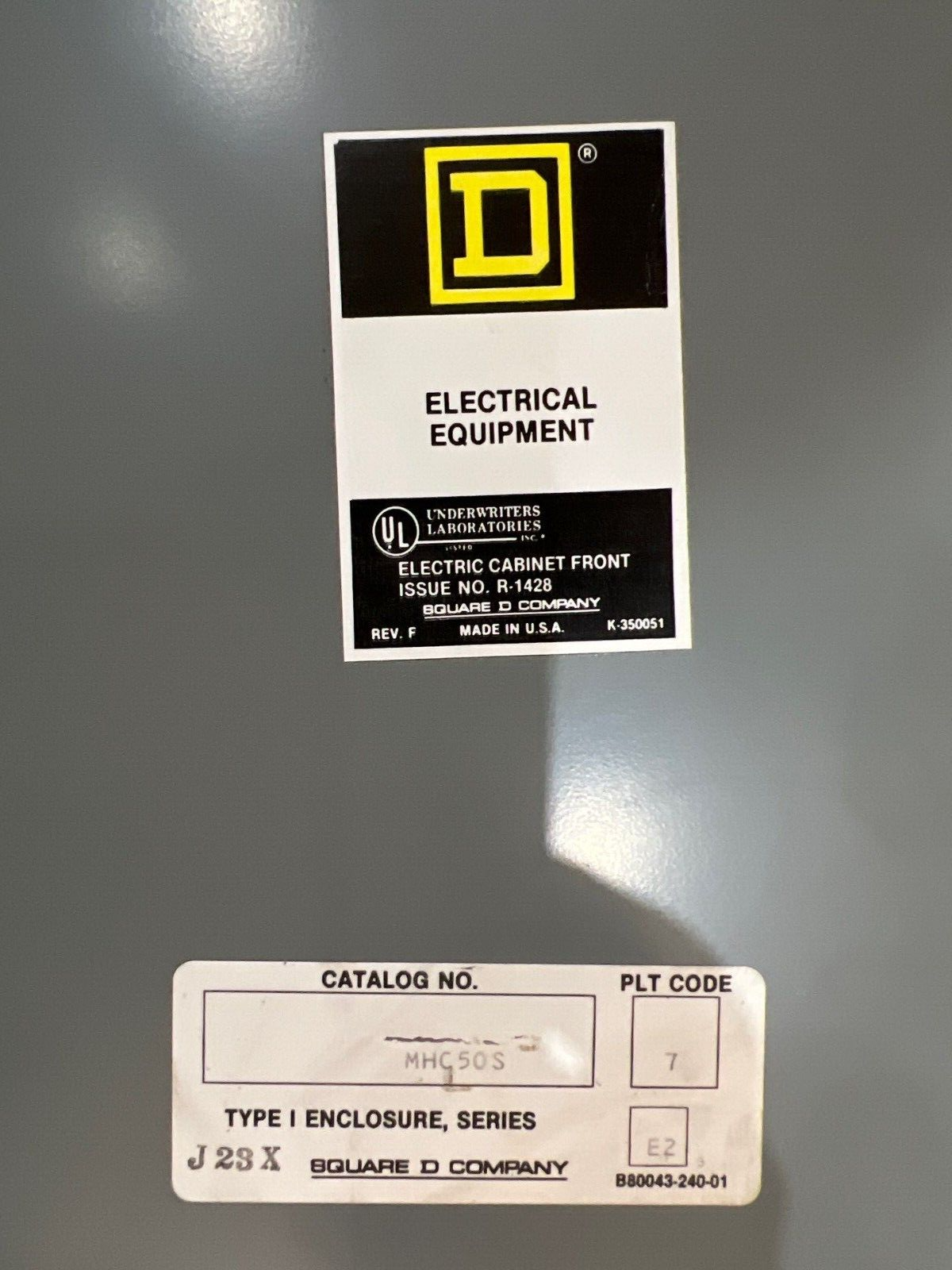 Square D Panelboard 250A 208/120V 3PH 4W 42 Circuit Indoor Encl MCB KAL36250 P625 Used