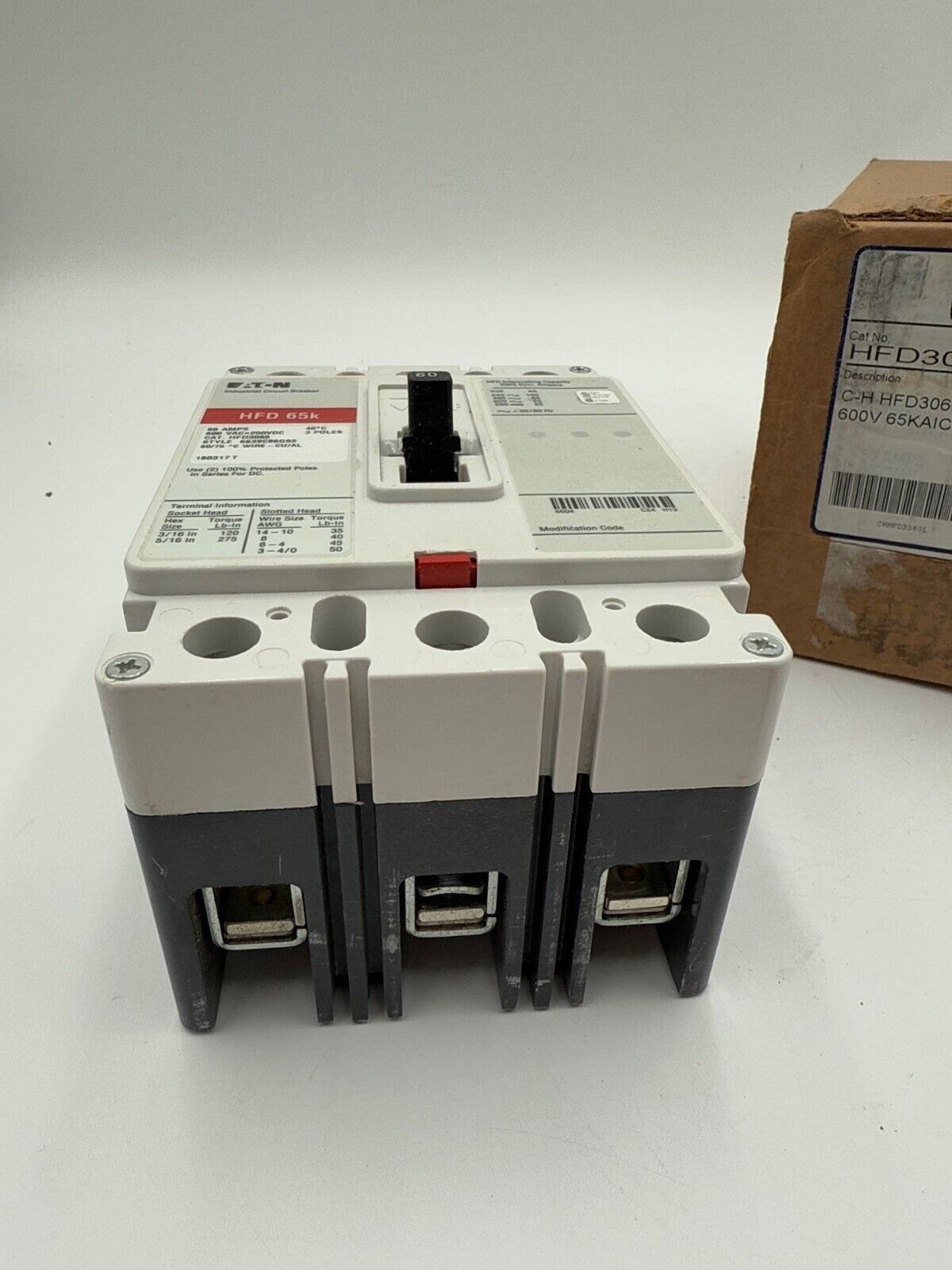 Cutler-Hammer HFD3060L New