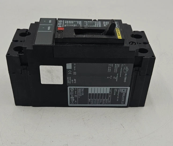 Square D HDL26100 Circuit Breaker 100A 2P 600V HDL 100 Amp 2 Pole HD150 HDL USED Used