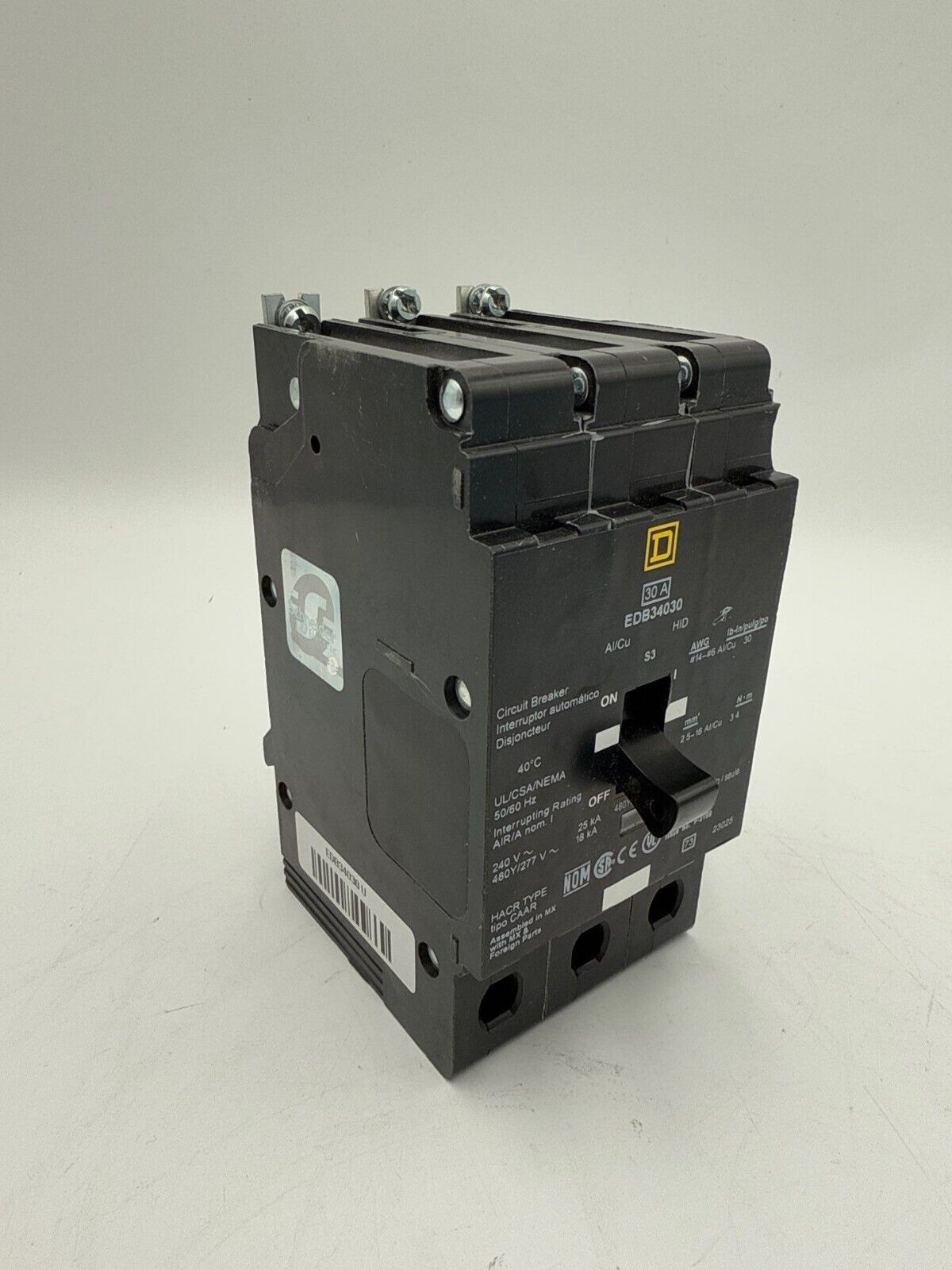 Square D EDB34030 Used
