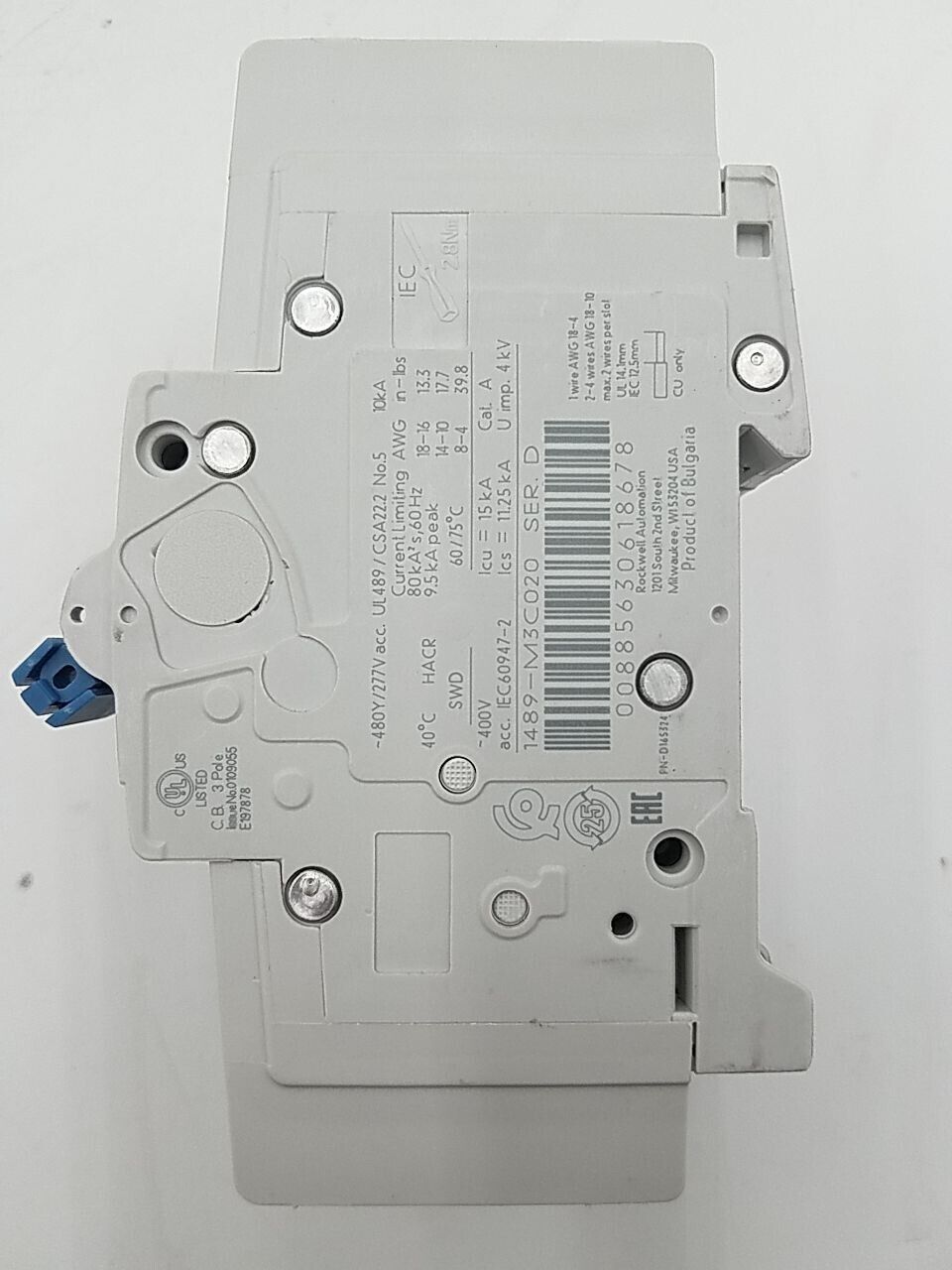 Allen-Bradley 1489-M3C020 New