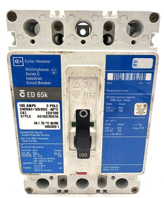 Cutler-Hammer ED3100 Used