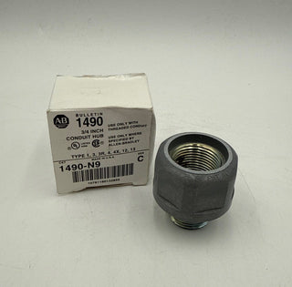 Allen Bradley 1490-N9 Conduit Hub 1490N9 3PC Lot New