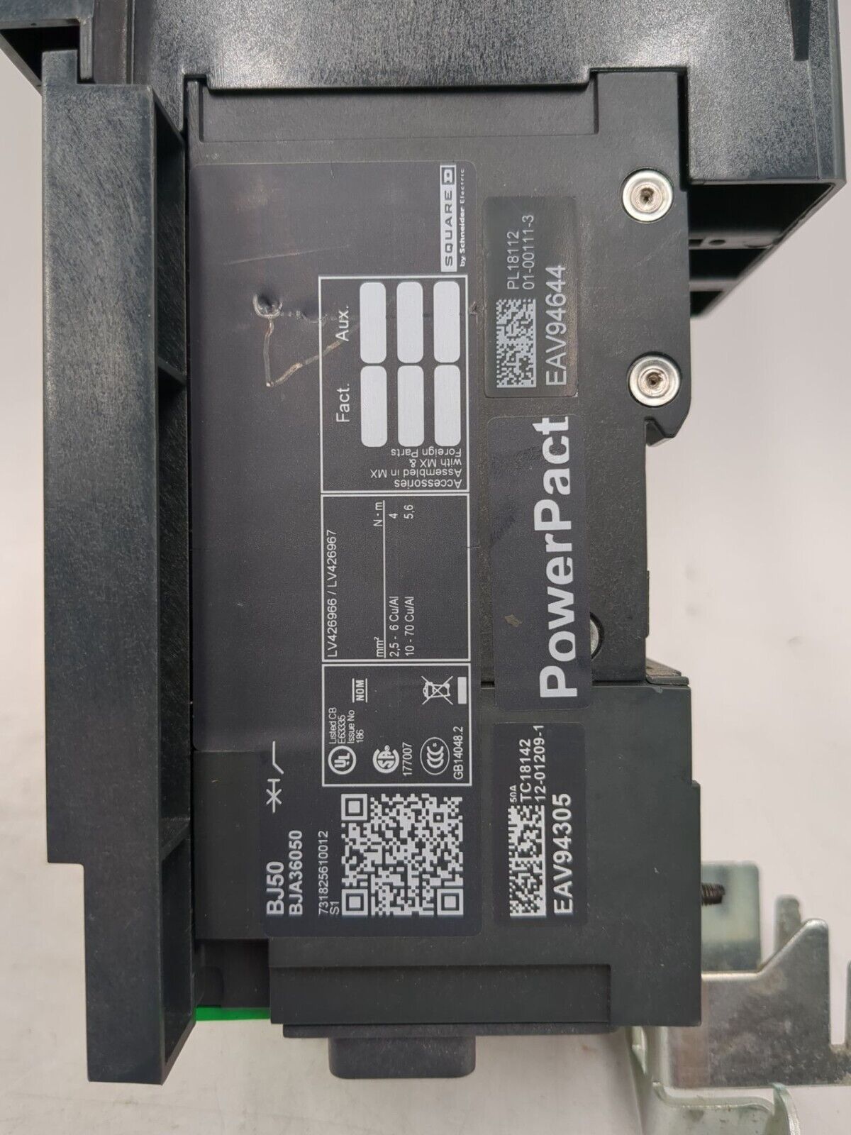 Square D BJA36050 New